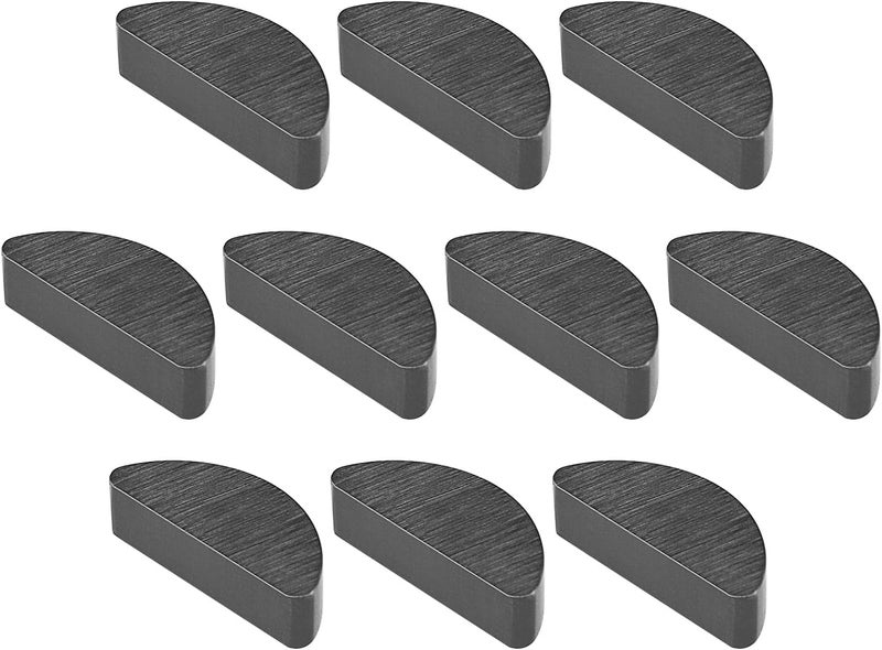 ECSiNG 10pcs Woodruff Key 15 x 4 x 6mm Lawnmower Spare Part Compatible with Mountfield Compatible with Stiga Compatible with Honda Metal Woodruff Key - Image 1